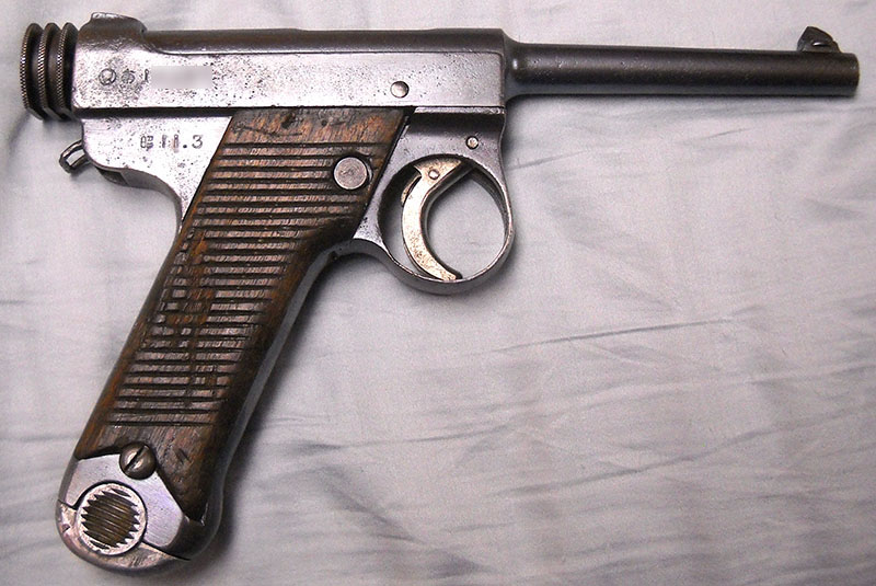 Type 14 Nambu pistol, right side